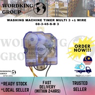 WASHING MACHINE TIMER MULTI 3 +1 WIRE  68-3-45-S-B 3 (WTM-345S)