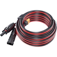 XT60 Adapter to Solar Connector Cable 12AWG 25FT, XT60 to Solar Panel Extension Cable 12 Gauge 7.62m
