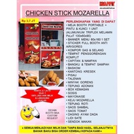 PAKET USAHA FRANCHISE MAKANAN CHICKEN STICK MOZARELLA MOZZARELA STEAK