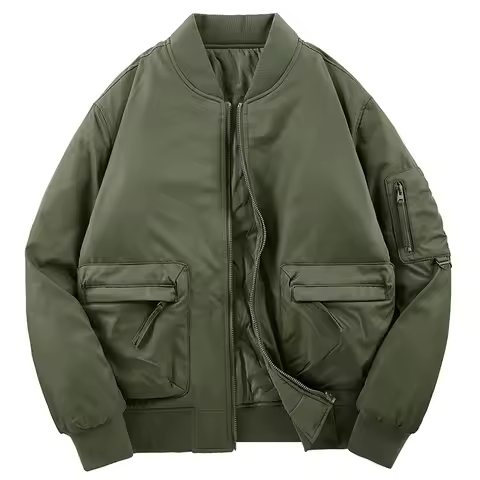 Men Pilot Bomber Jacket MA-1 Classic Jacket Male Autumn Baseball Jacket Oversized New Down Jacket Ca