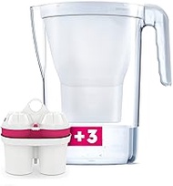 BWT Vida Table Water Filter with 3 Filter Cartridges, Magnesium Mineralised Water, Hand Counter, 2.6