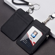 Multifunctional Zipper ทำงานบัตรประจำตัวผู้ถือ Lanyard Identity Access ป้ายพนักงาน Multi-Card Bank การขนส่งบัตรมหาวิทยาลัยโรงเรียนอุปกรณ์สำนักงานกระเป๋าถือ