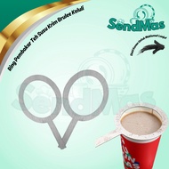 Ring Pembakar Teh Susu Krim Brulee Keluli / Stainless Steel Creme Brulee Milk Tea Baking Ring
