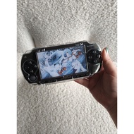 Black Sony PSP 1000 (psp fat) Handheld Gaming Console Modded