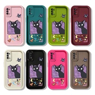 Fashion Cute Photo Black Cat Casing For OPPO Reno 4 4F / Reno 5F / Reno 8Z / Reno 8T / Reno 7Z Soft 