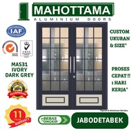 MAHOTTAMA - Pintu Rumah Kamar Tidur Kamar Mandi Aluminium Kaca 174 x