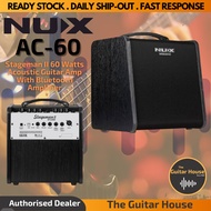 Nux Stageman AC-60 60 Watts Acoustic Guitar Amp With Bluetooth Amplifier (AC60)
