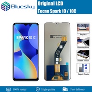 Original LCD For Tecno Spark 10 / Spark 10C KI5k LCD Display Touch Screen Digitizer Panel Assembly R