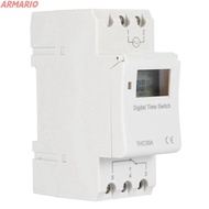 ARMARIO Electronic Time Control, THC 30A 1-168h Programmable Digital Timer Switch, Timer Relay Rail 