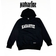Kahartoz Hoodie Black Cotton Fleece 330 Gsm Hokhz01