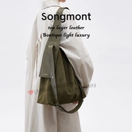 LM🔥Ready Stock Quick Send🔥Songmont hanging ear tote bag 2023 new commuter bag large capacity bucket bag  One-Shoulder crossbody bag women's bag/D236