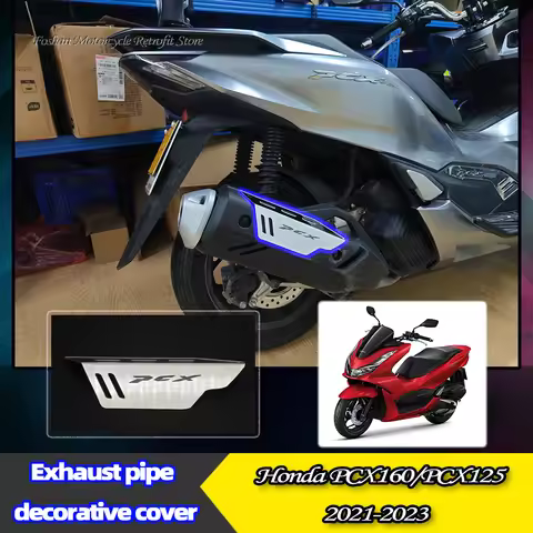 For Honda PCX160 PCX125 2021 2022 2023 Motorcycle Modifications Accessories PCX 160 PCX 125 Exhaust