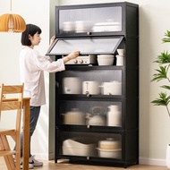 Kitchen Shelf Storage Rack Dining Side Cabinet Multi-Layer Large Capacity Storage 1LVH