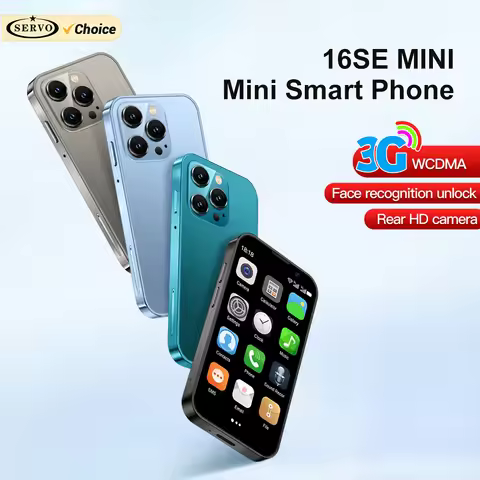 SERVO 16SE Mini 3G WCDMA Cute Smart Phone Android System 2 SIM Cards WiFi Facial Unlock 2GB+16GB 3.0