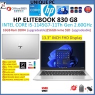 HP ELITEBOOK 830 G8 INTEL CORE i5-1145G7-11Th Gen 2.60GHz