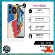 Nubia Music 4G – Ultimate Hi-Fi Sound Smartphone 🎧 (8GB+128GB) | 6.6” 90Hz HD+ | 50MP AI Camera | 50