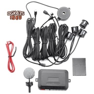 Car Parking Sensor Parktronic 4 Sensors 22 Mm With Buzzer Reverse Backup Radar Buzzer System