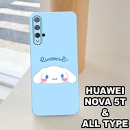 G60 - HUAWEI NOVA 5T Silicone - HUAWEI NOVA 5T pro camera Softcase - CINNAMORROL Motif - Flexible ru