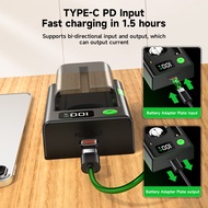 Cityork NP-F Universal Battery Charger Battery Adapter For NP-F550 F750 F960 F970 F980 F990 Sony Bat