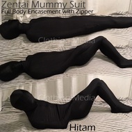 OBRAL Kostum Zentai Mummy Suit Full Encasement Bodysuit Cosplay