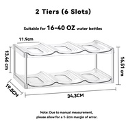 Tumbler Organizer Rack Kitchen Storage 2/3/4 Tiers Water Bottle Organiser Stackable Bottle Rack for 