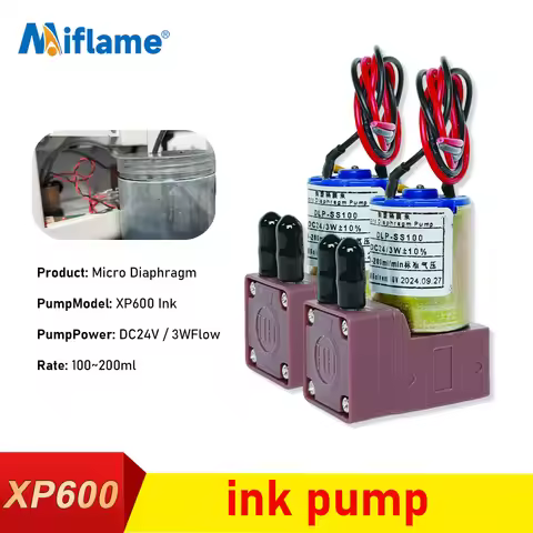 DC24V/3W Ink Pump XP600 Ink Pump for Solvent Printer Xp600 Dx5 Tx800 I3200 Ink Pump Liquid Pump Smal