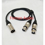Canare Audio Cable 50cm-5mtr Jack Canon XLR Male To Canon XLR Female Branch
