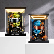 Ready Stock [Transparent Display Box] Bingpeng Suitable for 43017 McLaren F1 Fleet Piastri Helmet Bu
