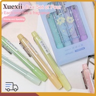 XUEXII 4Pcs Colorful Gel Pen Set, Mark Key Points Color Glitter Highlighter, High Quality DIY Art Fl