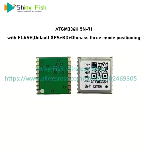 2pcs GPS Module ATGM336H 5N-71 Supports 10HZ With FLASH GPS BD Glonass Three-mode Positioning