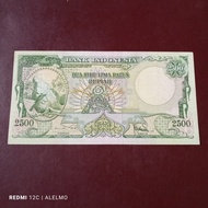 uang kertas 2500 rupiah komodo tahun 1957