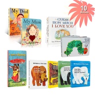 10 หนังสือ English Board Books for Kid Bedtime Story Book Caterpillar Book หนอนจอมหิว หนังสือภาษาอังกฤษสำห หนอนจอมหิว หนังสือภาษาอังกฤษสำหรับเด็ก นิทานภาษาอังกฤษ