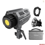 COLBOR CL100XM Studio COB Photography Light 110W LED Video Light 5600K CRI97+ Dimmable 7 Lighting Ef