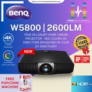 BenQ W5800 | True 4K Luxury Home Cinema Laser Projector with 100% DCI-P3 & Delta E<2 | 3 Years Warra