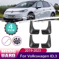 Car Mud Flaps for VW Volkswagen ID.3 Accessories 2019~2023 ID3 ID 3 Front Mudguards Splash Guards Fe