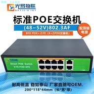 5 Port 6 Port 8 Port 10 Port 16 Port 24 Port POE Switch 2 Light 24 Machine Monitoring poe Power Supp