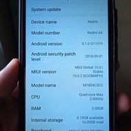 Xiaomi Redmi 6A Second (bekas)