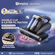 [New Launch] Simplus Dust Mite Cleaner | 65°C 100% Kill Mites | 18,000Pa | 96,000 Beat/min | Double-