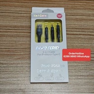 Android & iPhone 叉電線 3-in-1 優質充電線。Premium Quality