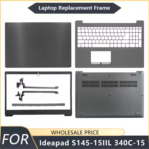 NEW For Lenovo Ideapad 340C-15AST/IGM/IWL S145-15AST/API/IIL Laptop LCD Back Cover Front Bezel Palmr