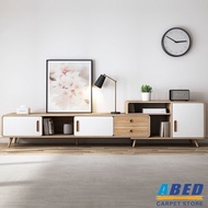 Abed Tv Console Cabinet Telescopic Side Cabinet Combination Living Room Storage Tv Cabinet with Drawers Simple Tv Console Ab142