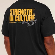 Gym---Shark Strength in Culture Men's Loose Casual 100% Cotton T-Shirt