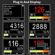 ANCEL A202 Automotive On-board Computer OBD2 Car Digital Computer OBD Gauge HUD Display Speedometers