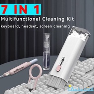 Electronics Cleaner Kit Keyboard Bluetooth-Compatible Earbuds Computer Cleaner 7 In 1 Cleaning Brush Tool Multifunctional Portable Cleaning Kit
