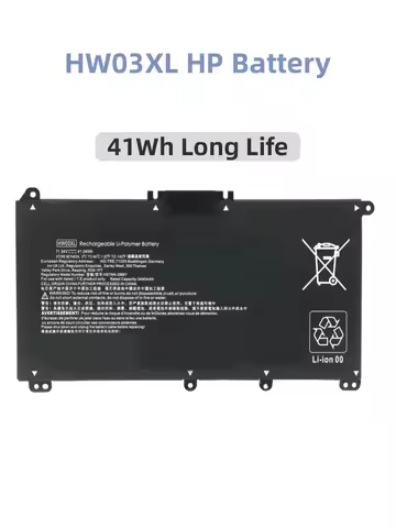 HW03XL Laptop Battery 3440mAh for HP Pavilion 15-EG 15-EH 15T-EG 15Z-EH 17-CP 255 470 G8 250 G9 HSTN