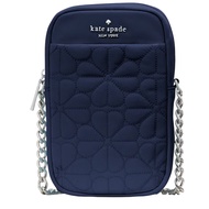 Kate Spade Spade Flower Quilted Fabric Phone Crossbody Bag - Parisian Navy KK898