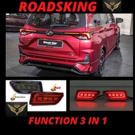 PERODUA ALZA 2022 REAR BUMPER BRAKE LIGHT REFLECTOR RUNNING SIGNAL