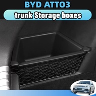 Byd atto3 Rear Trunk Storage Box  Frunk Organizer Tray with Compartments  ABS Trunk Organizer Tray C
