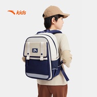 anta kids boys kyrie irving backpack+ attached bag 3925C8158-9 -apricot/d.navy