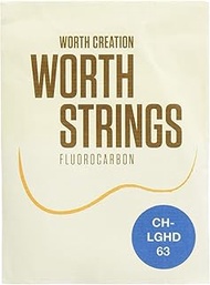 Worth Strings CH-LGHD Ukulele Strings Clear Heavy Low-GHD 63" Fluorocarbon